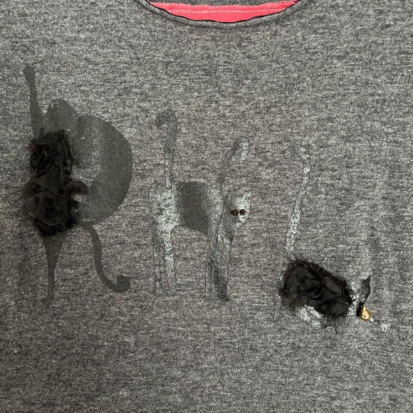 ETSY HANDMADE CAT LADY TEE SHIRT MAXI DRESS - Picture 3 of 6